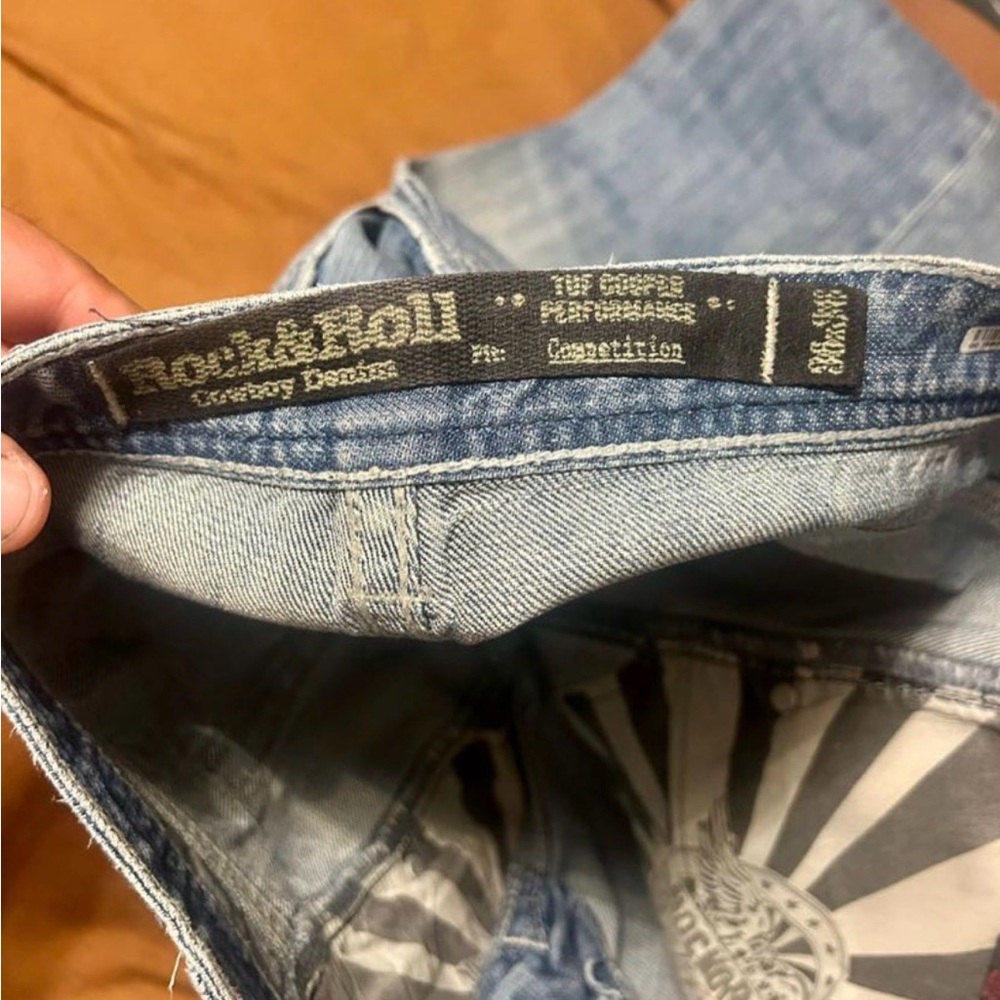 Men's Bundle Blue Jeans Ariat, Rock & Roll - Picture 2 of 6